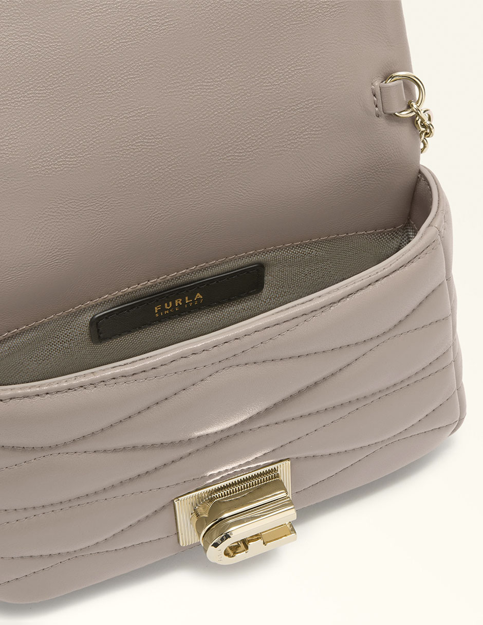 Bolsa crossbody de cuero para mujer