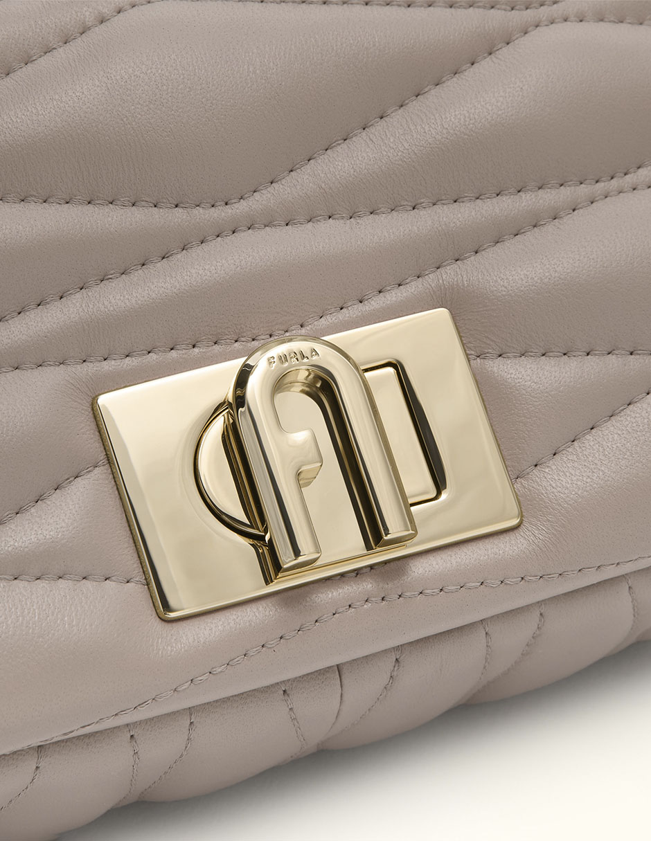 Bolsa crossbody de cuero para mujer