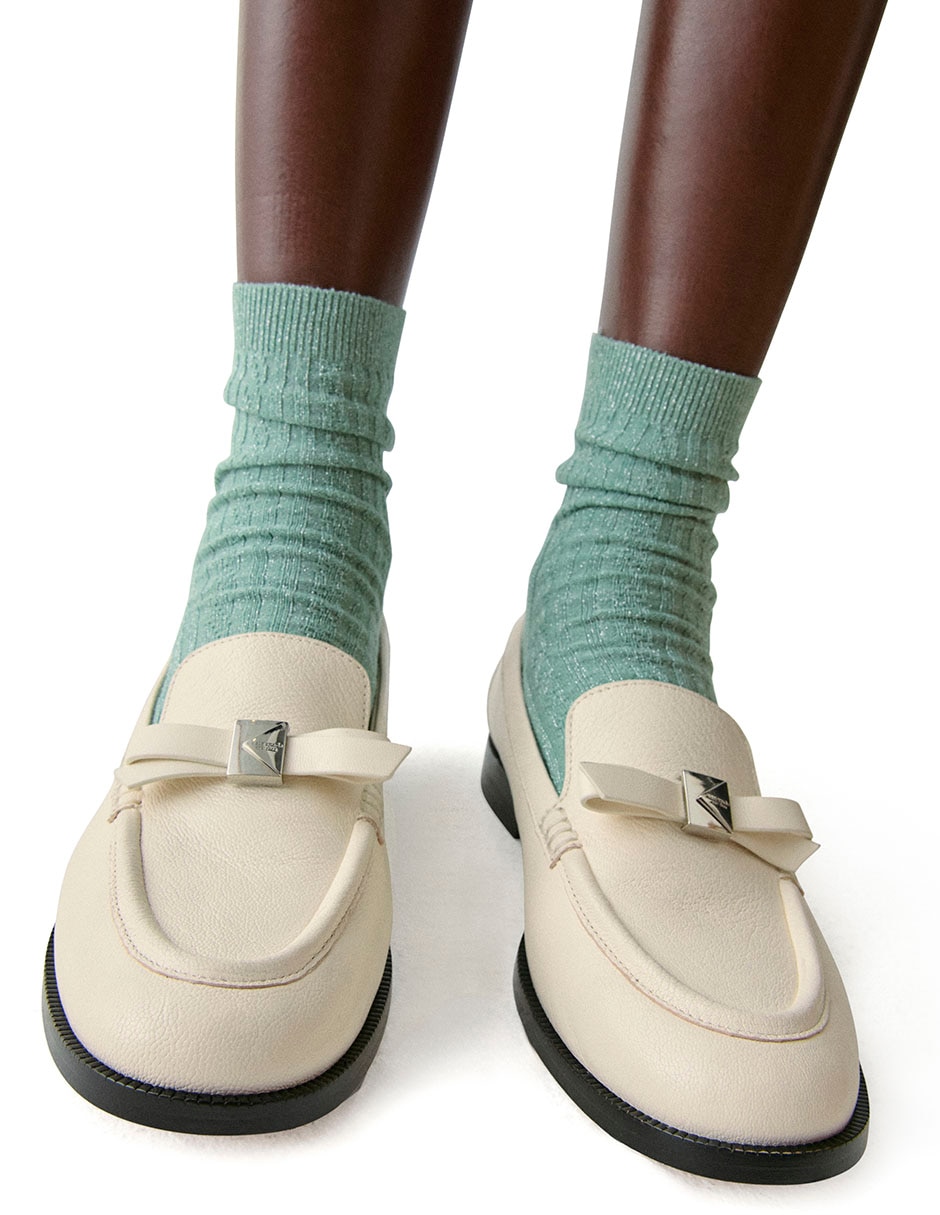 Mocasín de piel para mujer 6