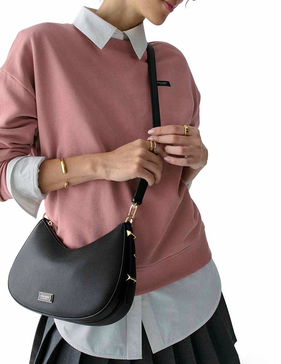 Bolsa flap de cuero para mujer 2