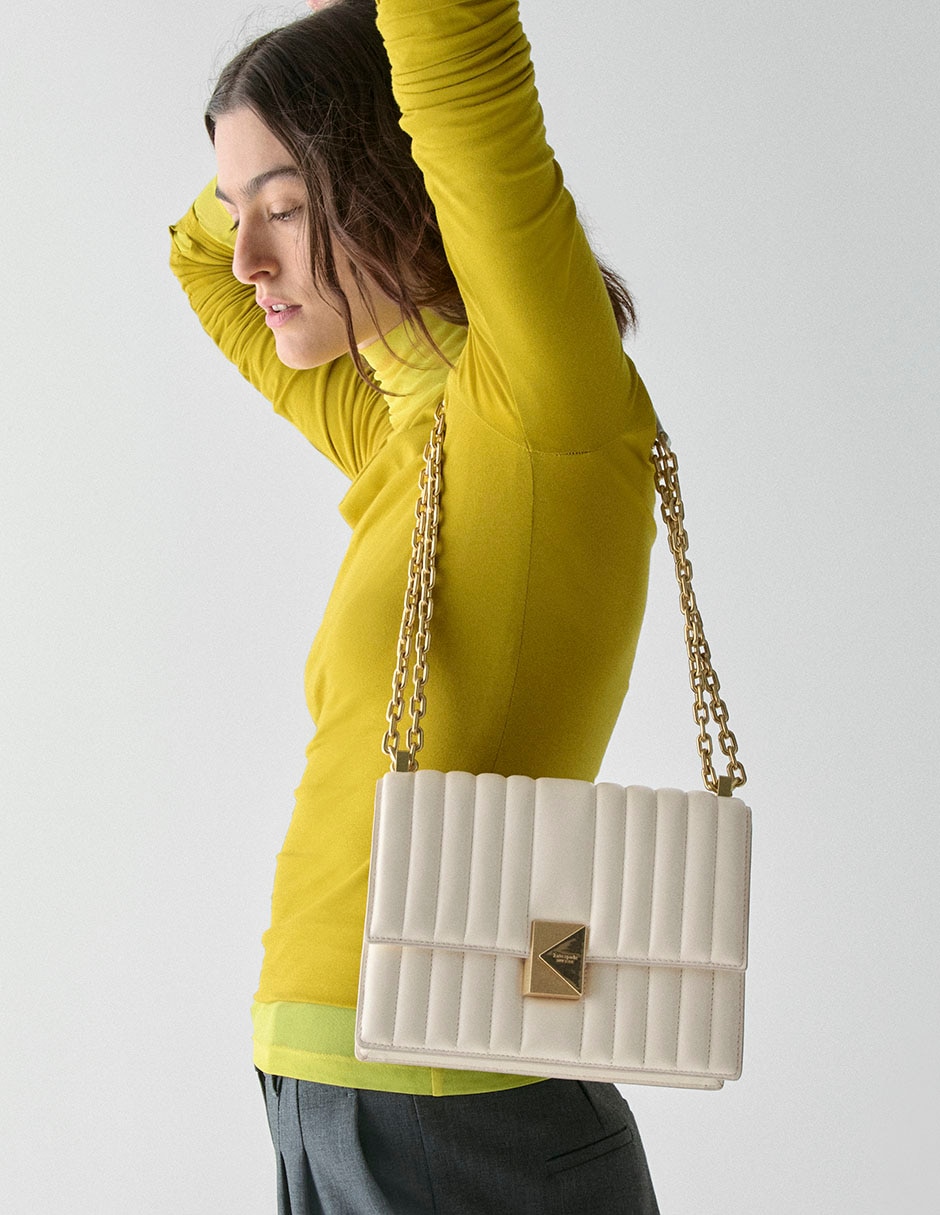 Bolsa shoulder Deco de cuero para mujer