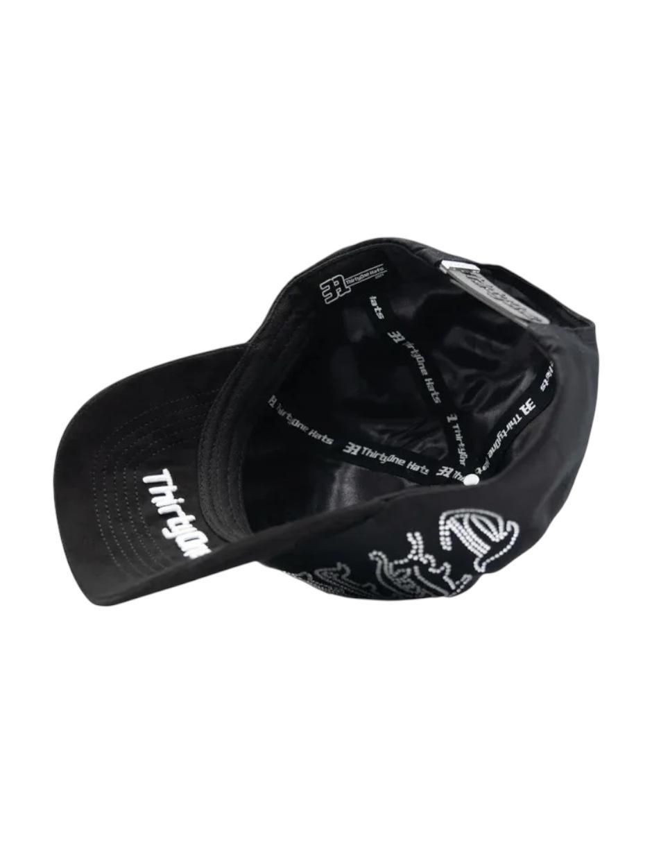 Gorra visera semicurva snapback casual Ny Crystal para hombre 3