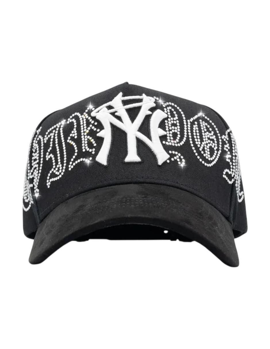 Gorra visera semicurva snapback casual Ny Crystal para hombre 2