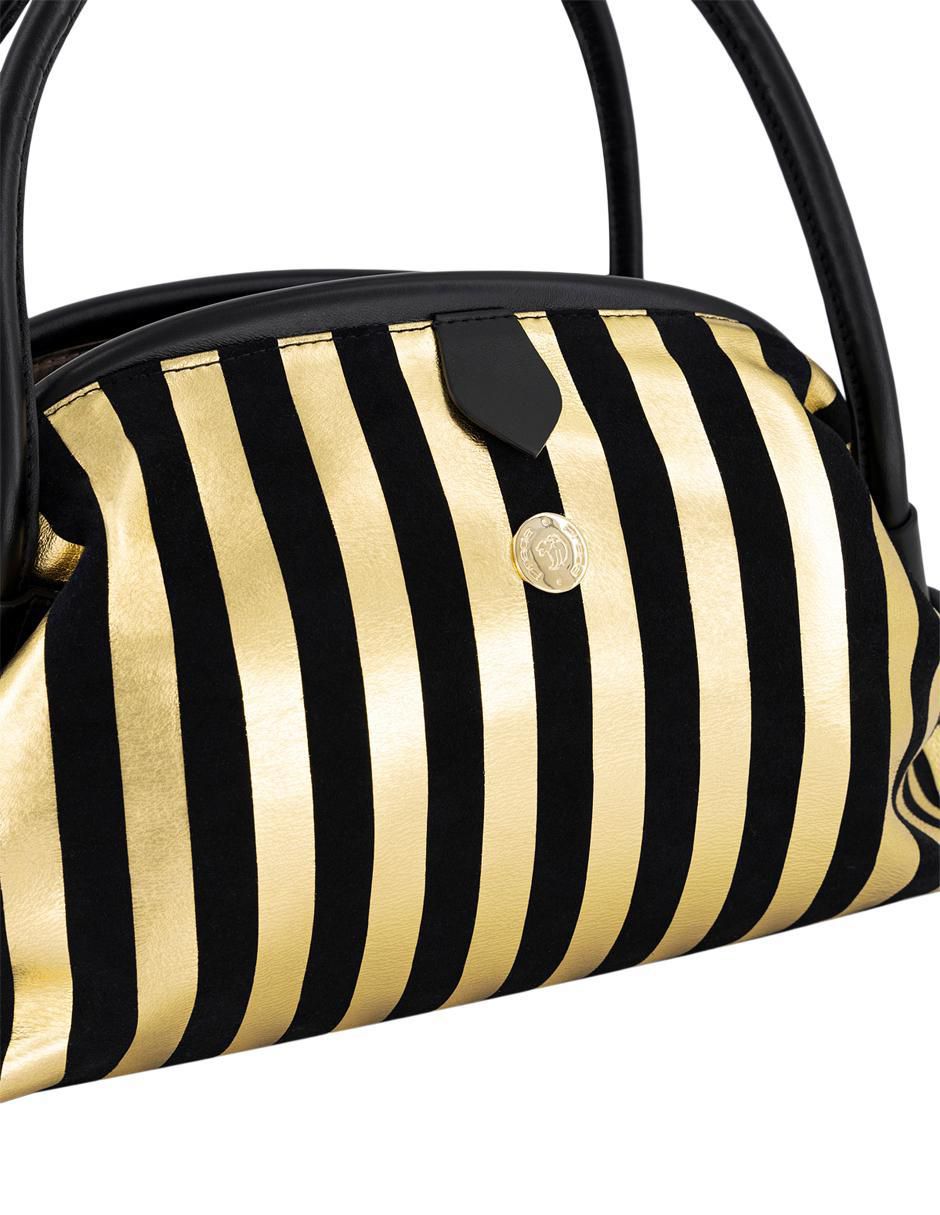 Bolsa bowler de ante para mujer