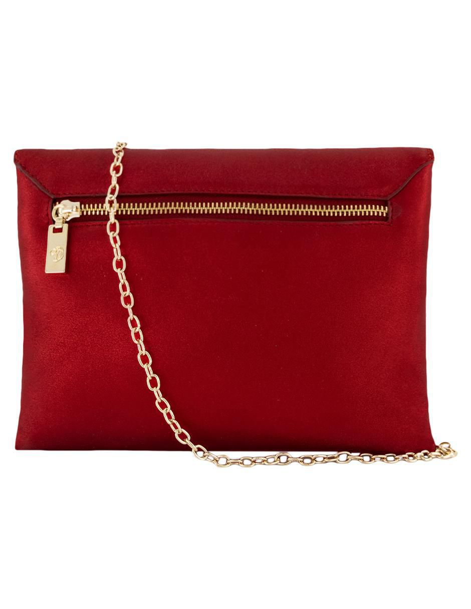 Bolsa clutch de ante para mujer