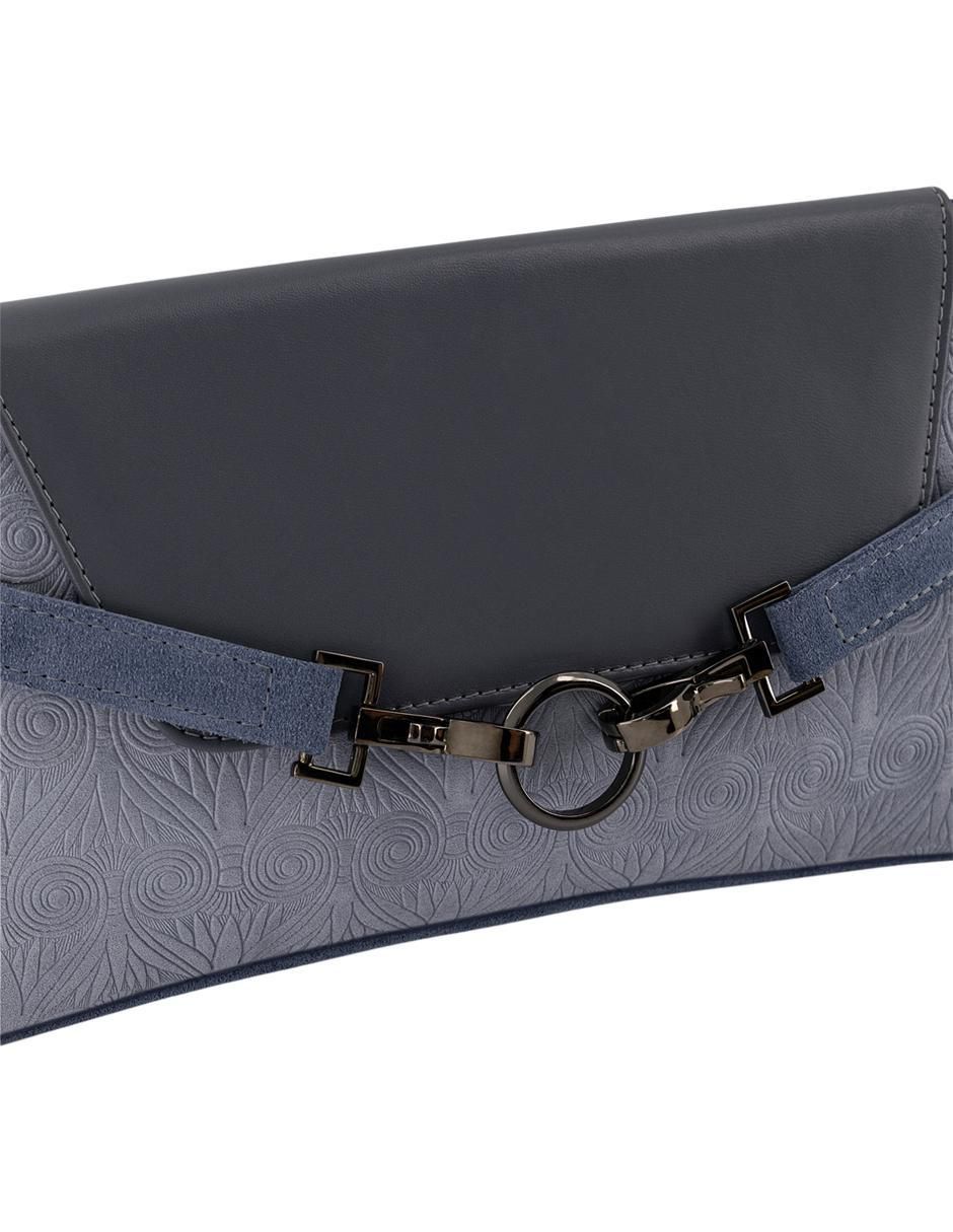 Bolsa clutch de ante para mujer 3