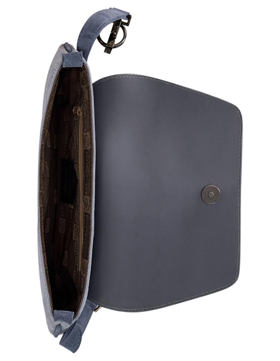 Bolsa clutch de ante para mujer 2