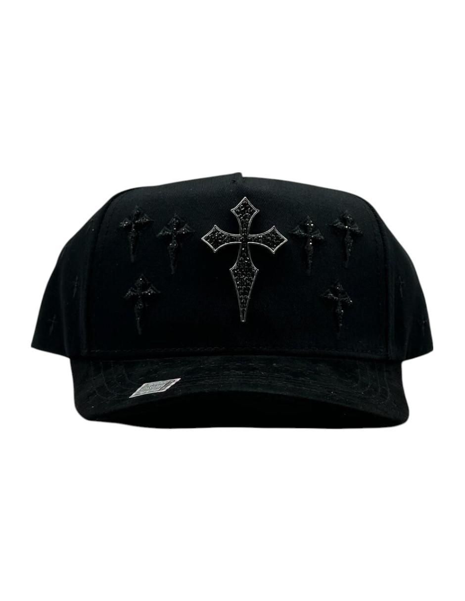 Gorra visera curva snapback casual Cruz Black/Grey para hombre 4