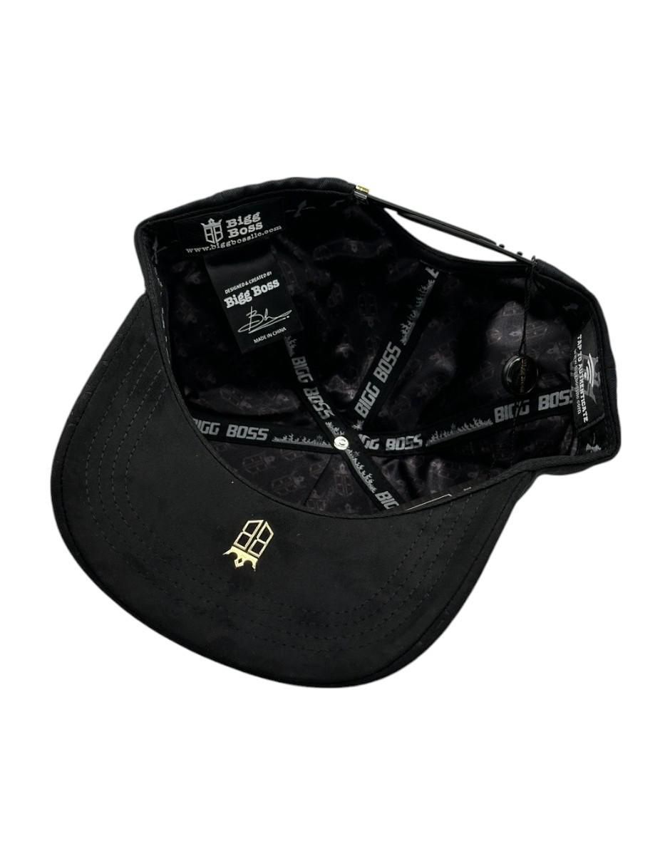 Gorra visera curva snapback casual Cruz Black Gold para hombre 2