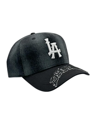 Gorra visera curva snapback casual Plaid para hombre