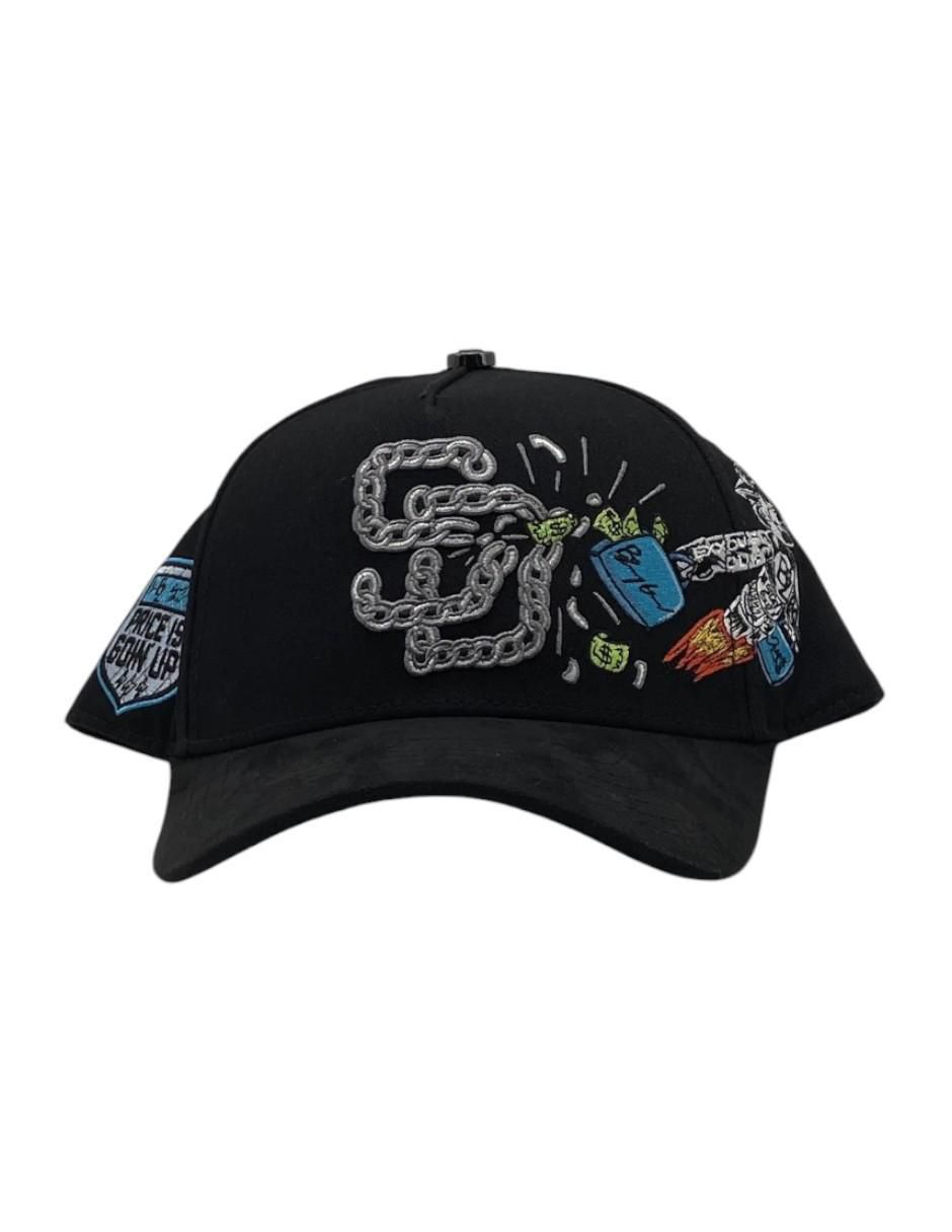 Gorra visera curva snapback casual Sd Astro para hombre