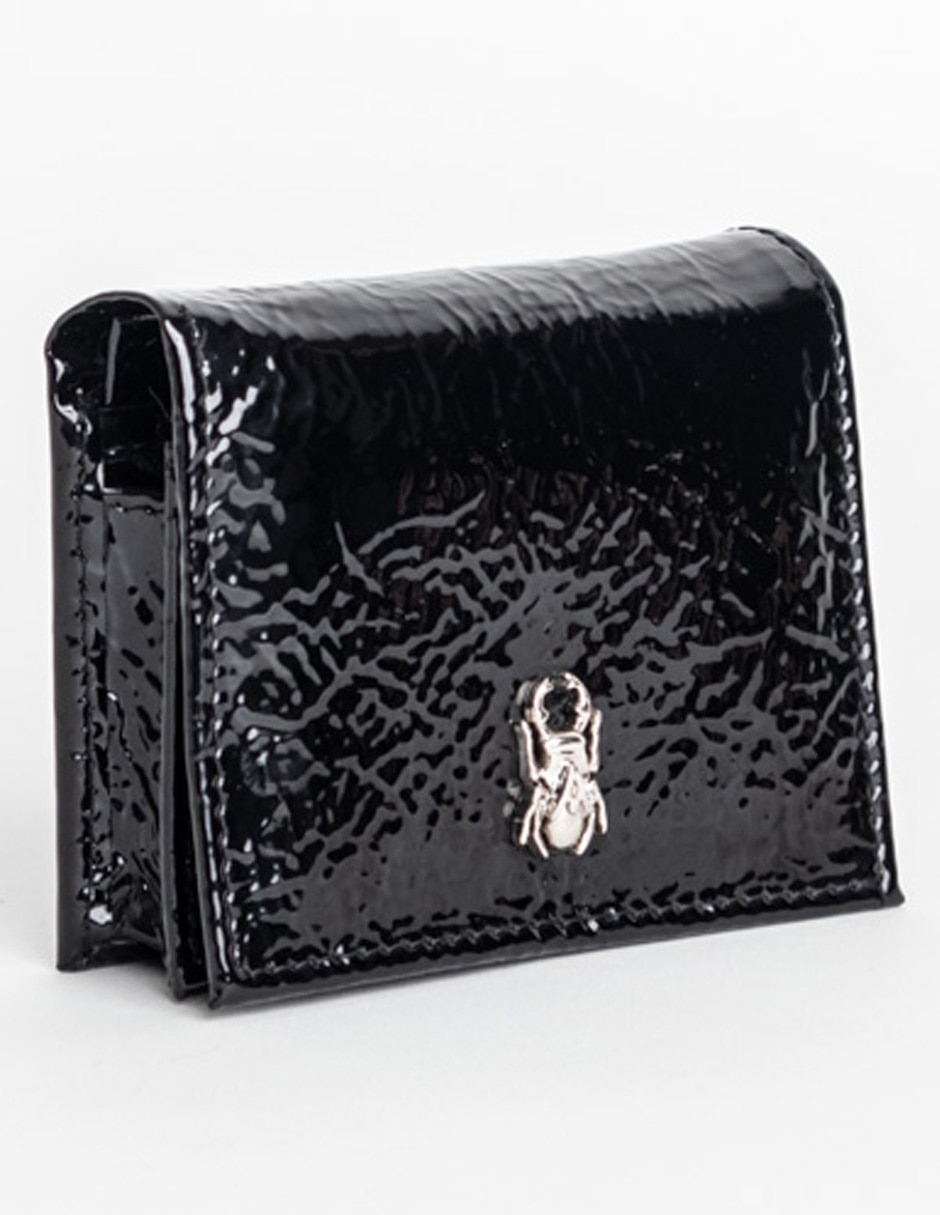 Bolsa crossbody Hopper Chain Wallet de piel para mujer 5