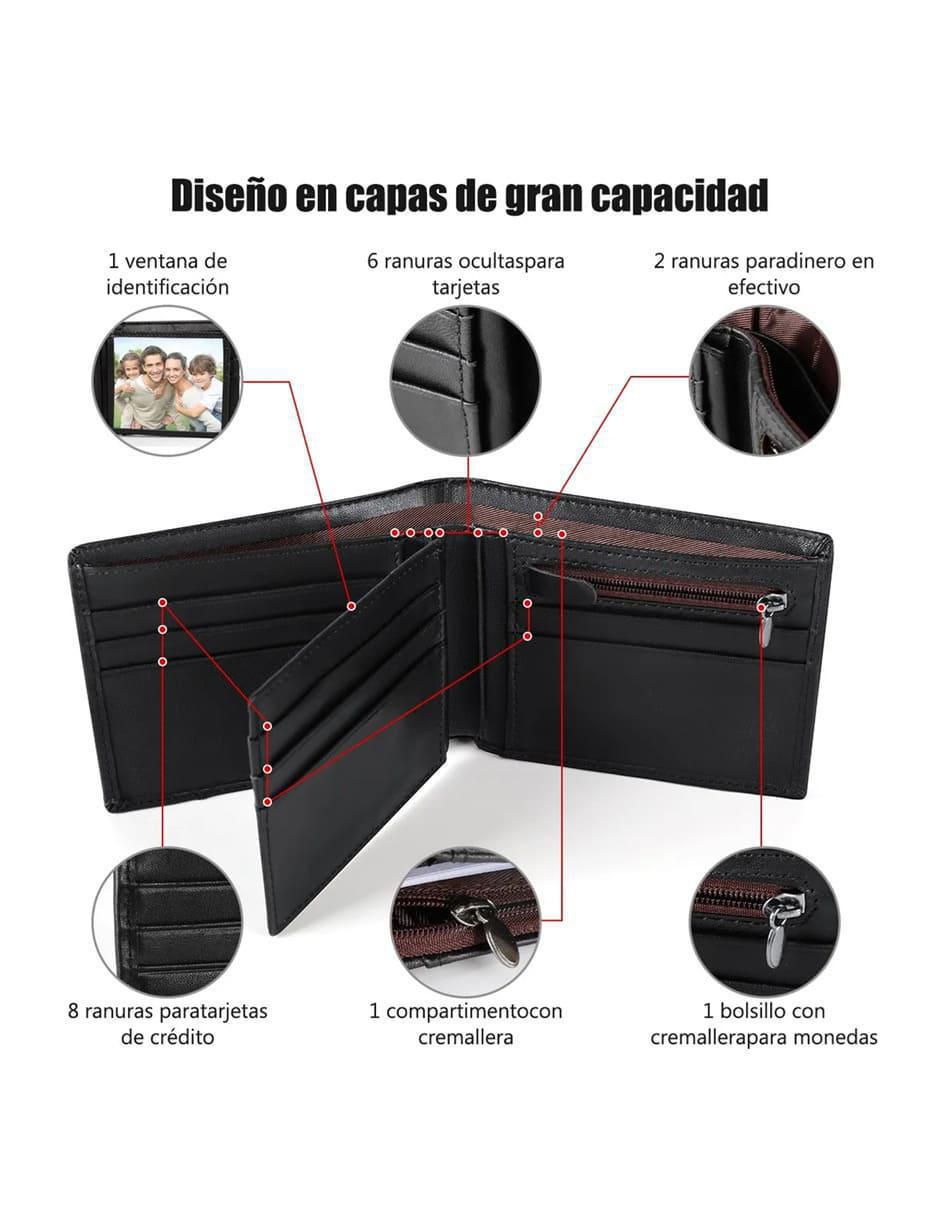 Cartera Lisa para hombre 5
