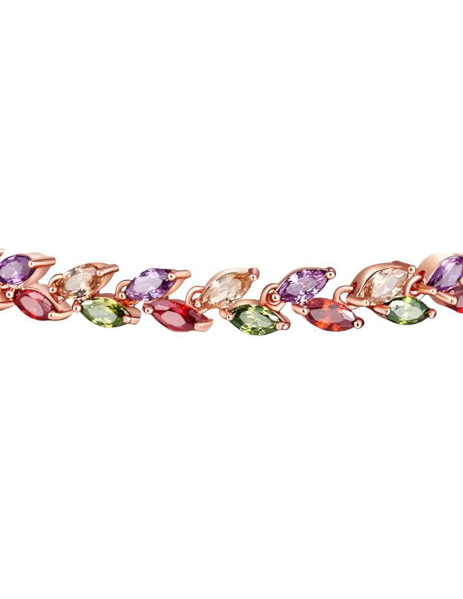 Pulsera con zirconia acabado brillante 2