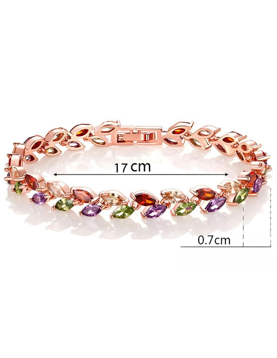 Pulsera con zirconia acabado brillante 6