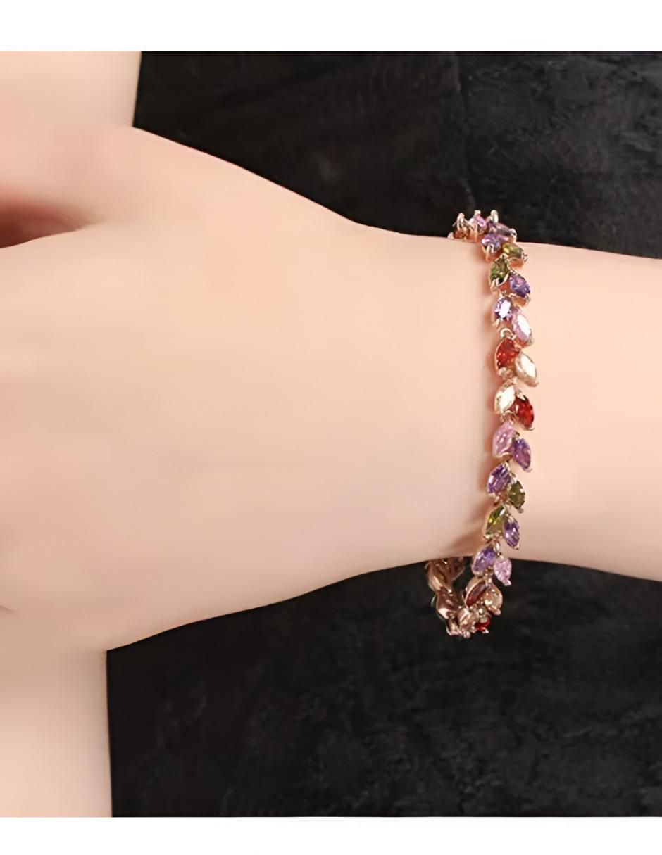 Pulsera con zirconia acabado brillante 3