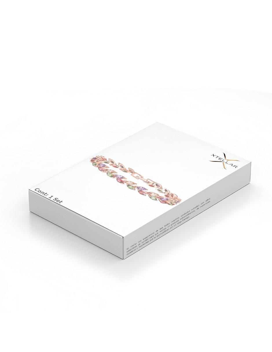 Pulsera con zirconia acabado brillante 4