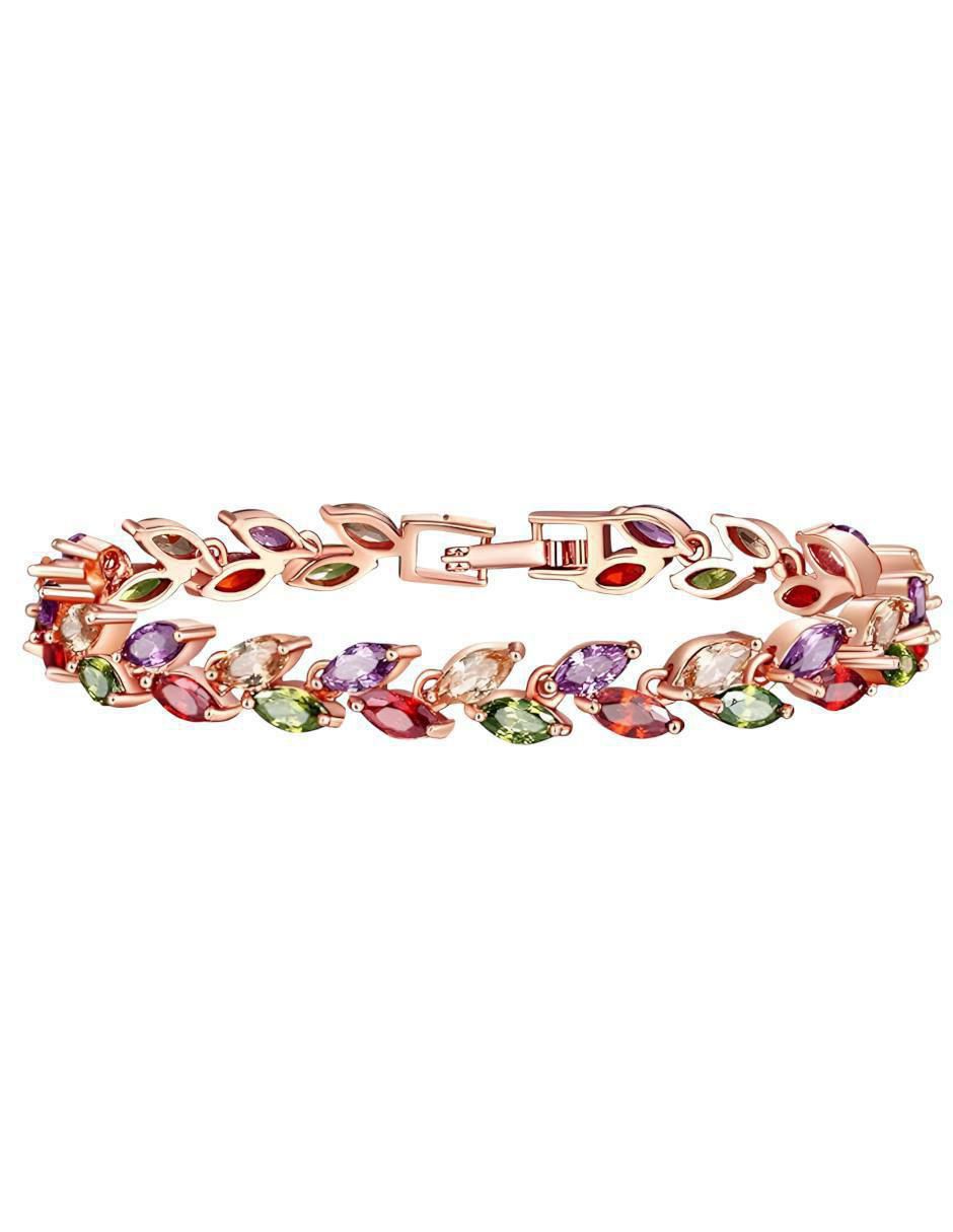 Pulsera con zirconia acabado brillante 5