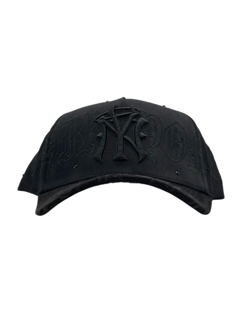 Gorra visera curva snapback casual New York Flames para hombre