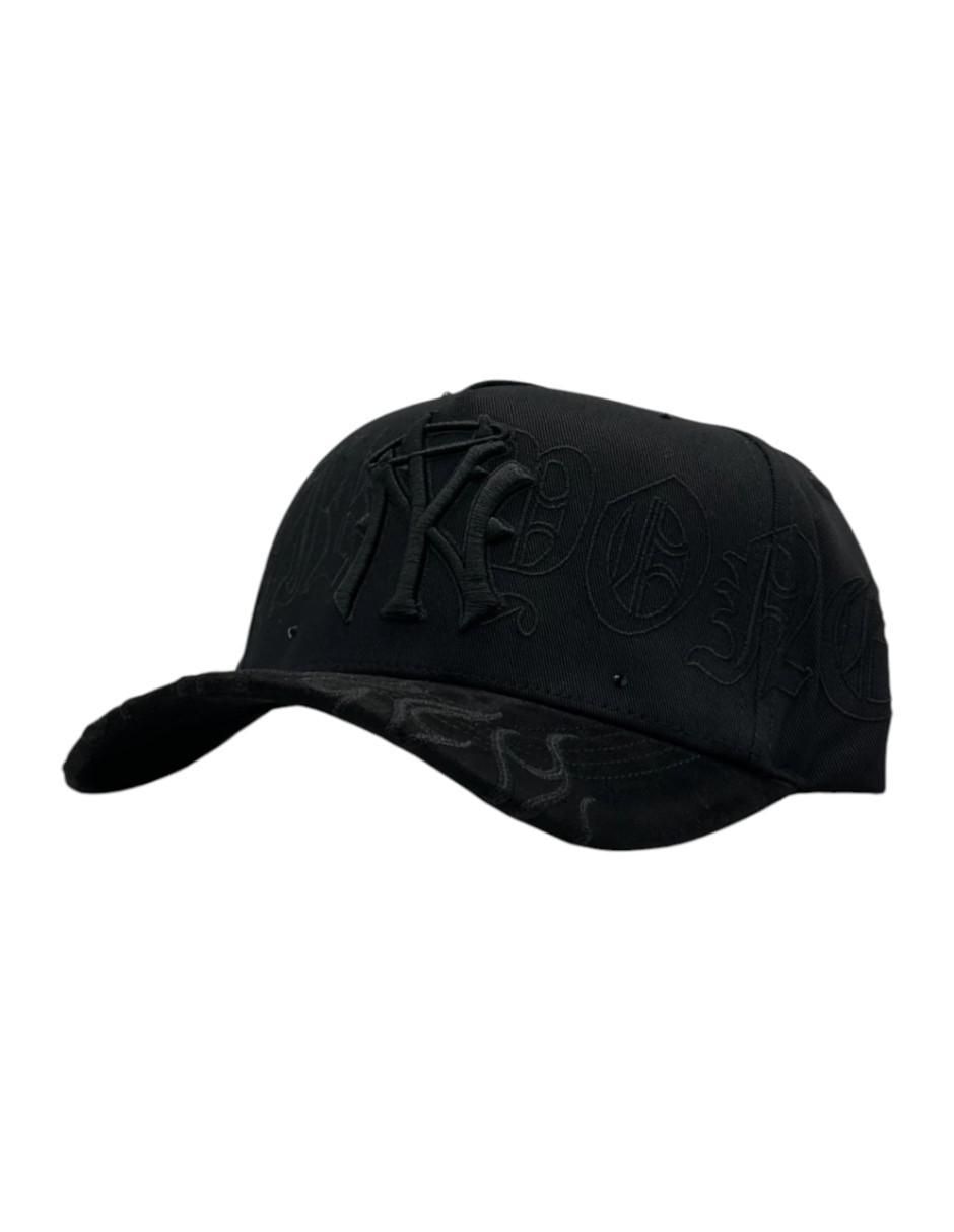 Gorra visera curva snapback casual New York Flames para hombre