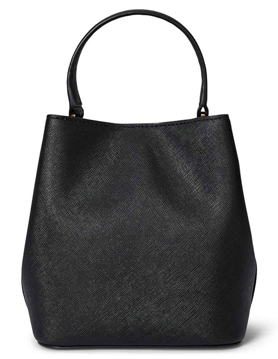 Bolsa bucket de piel para mujer