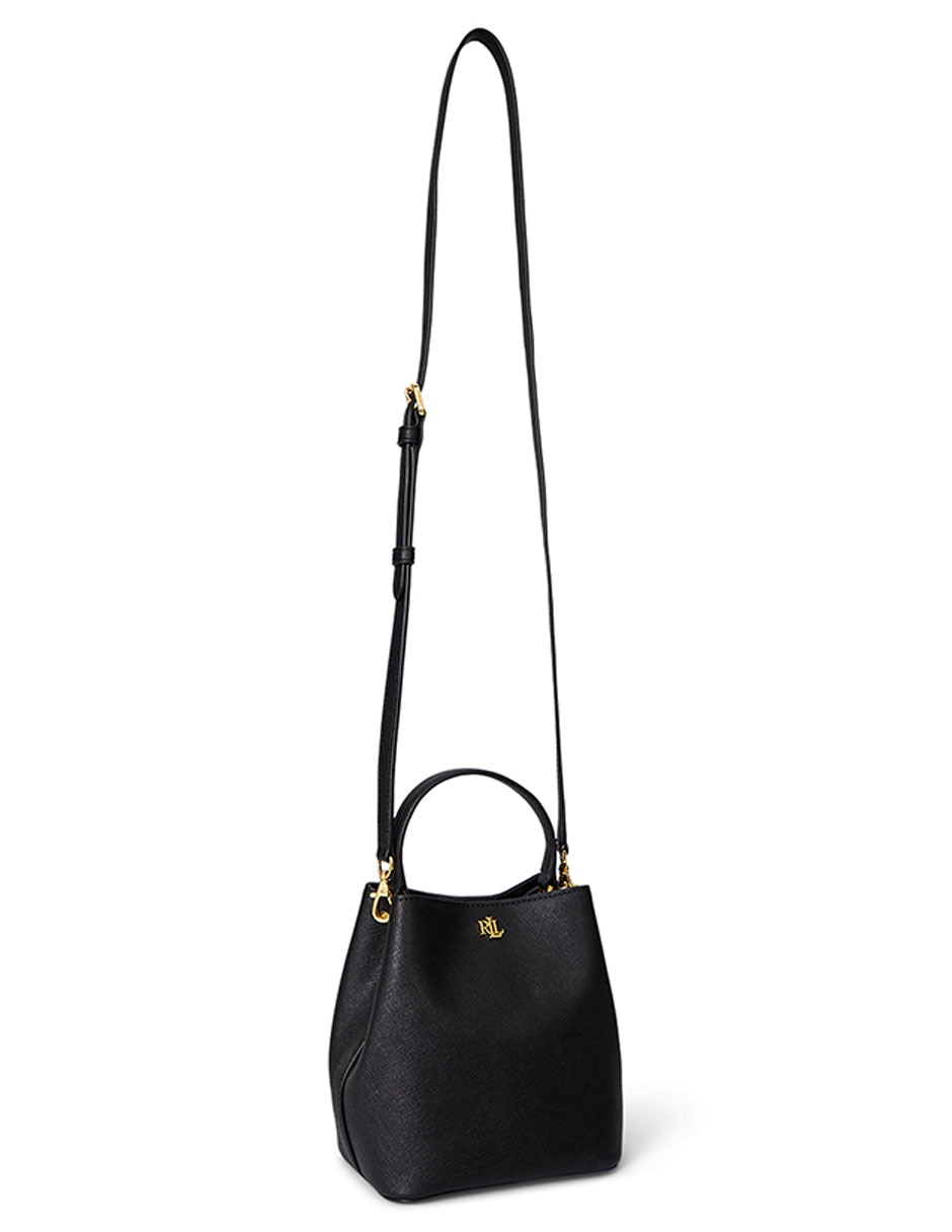 Bolsa bucket de piel para mujer