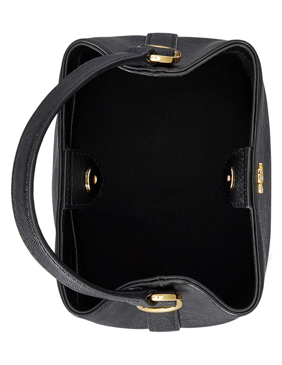 Bolsa bucket de piel para mujer