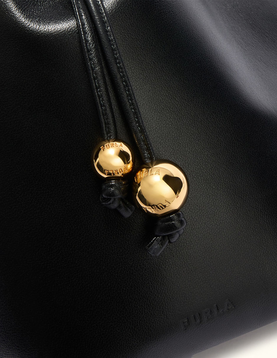 Bolsa bucket de piel para mujer 4