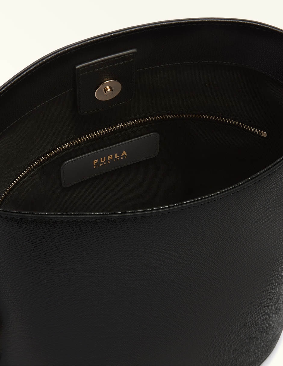 Bolsa bucket de piel para mujer 3