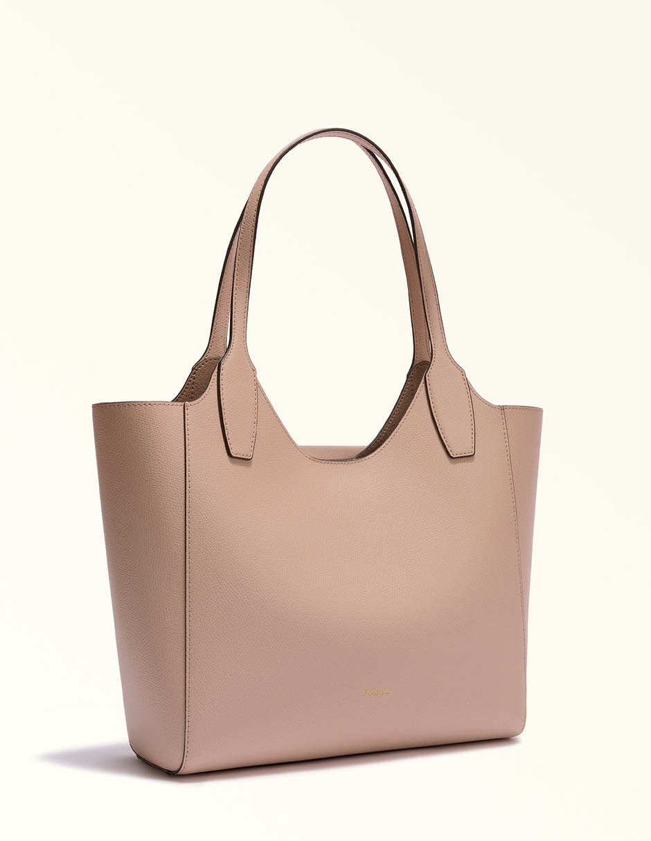 Bolsa satchel de piel para mujer