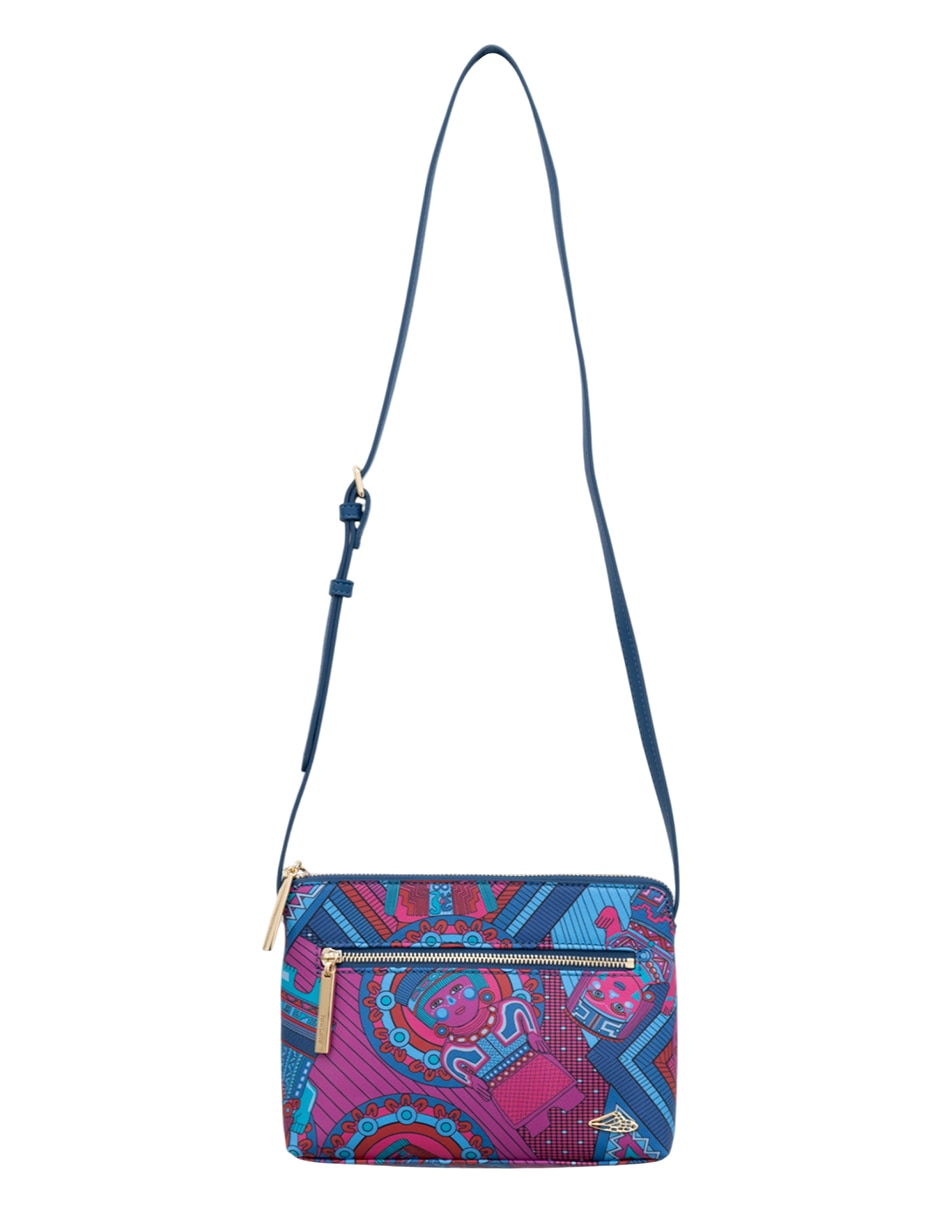 Bolsa crossbody Caritas Sonrientes De Veracruz para mujer