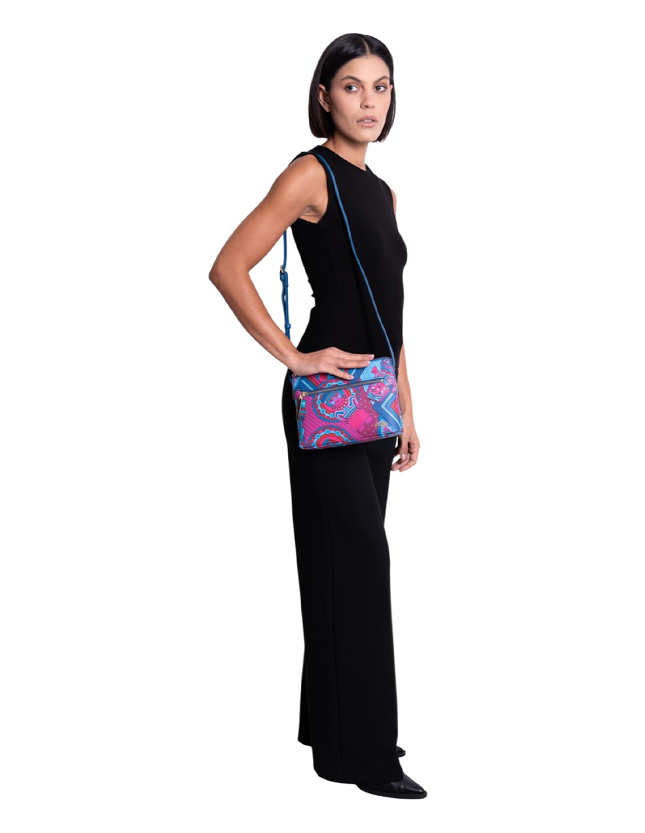 Bolsa crossbody Caritas Sonrientes De Veracruz para mujer