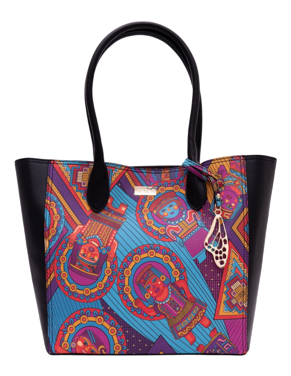 Bolsa tote Caritas Sonrientes De Veracruz para mujer