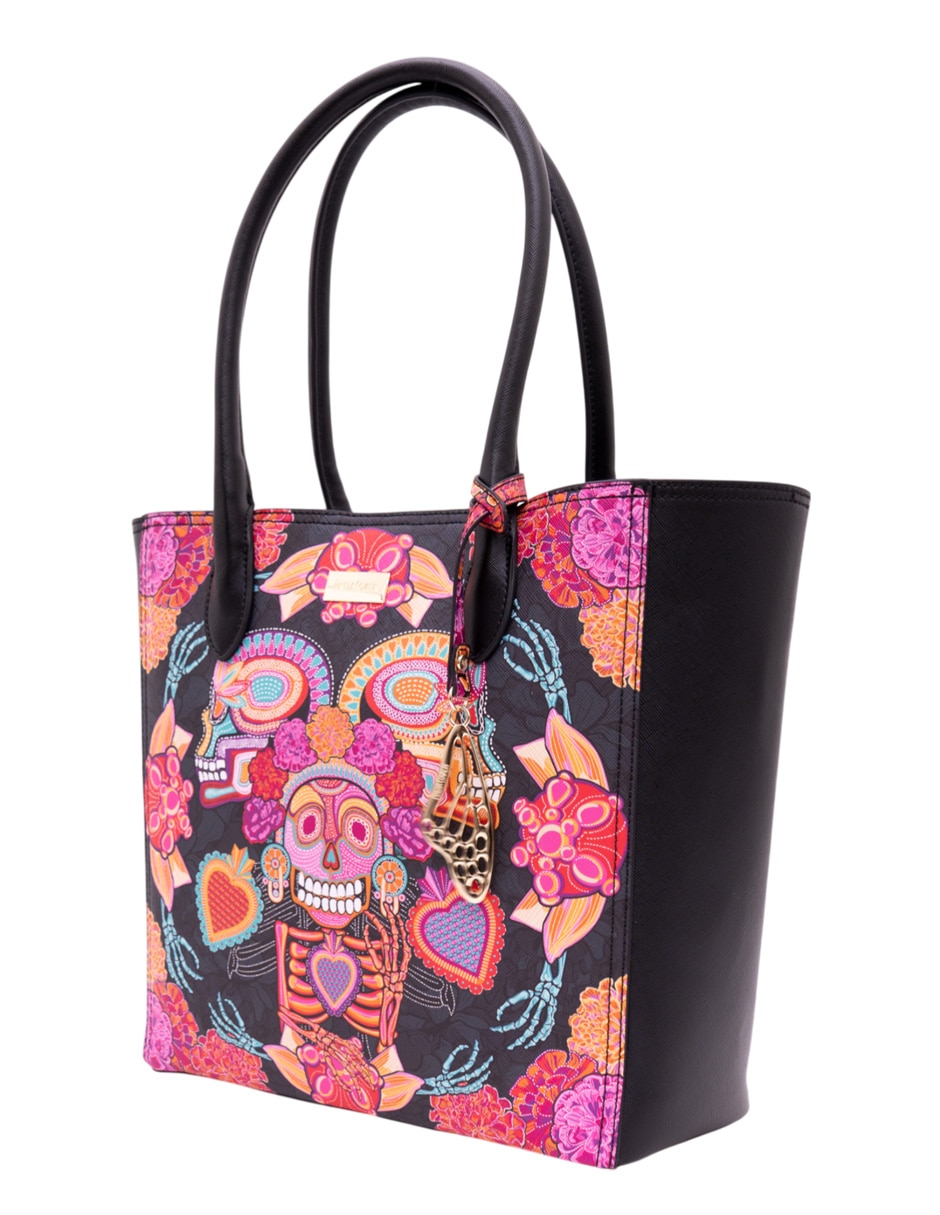 Bolsa tote Día Muertos Catrina para mujer 6