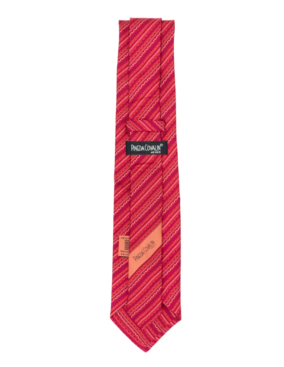 Corbata regular de seda estampado para hombre 5