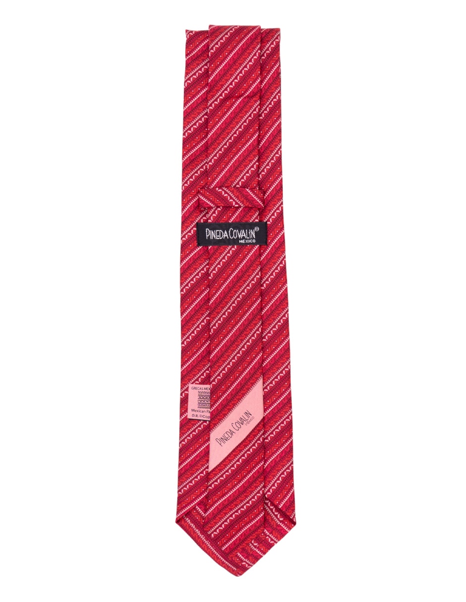 Corbata regular de seda estampado para hombre 5