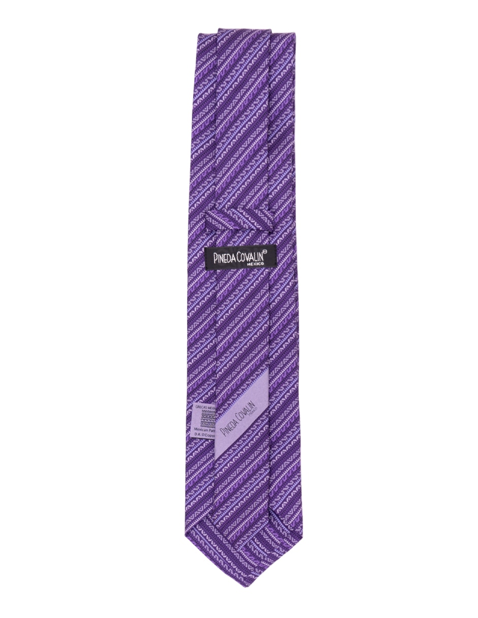 Corbata regular de seda estampado para hombre 5