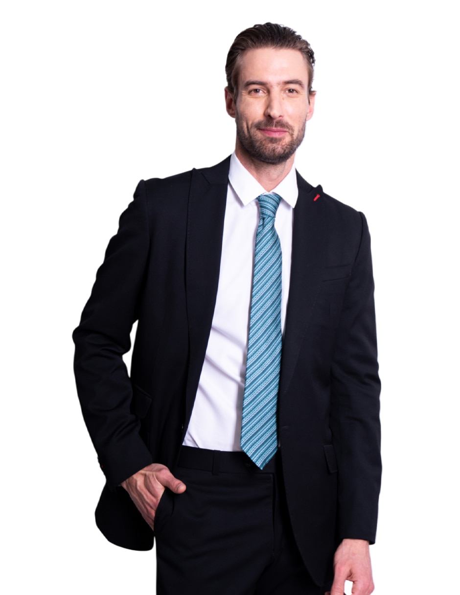 Corbata regular de seda estampado para hombre