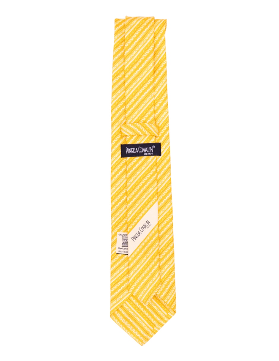 Corbata regular de seda estampado para hombre 5