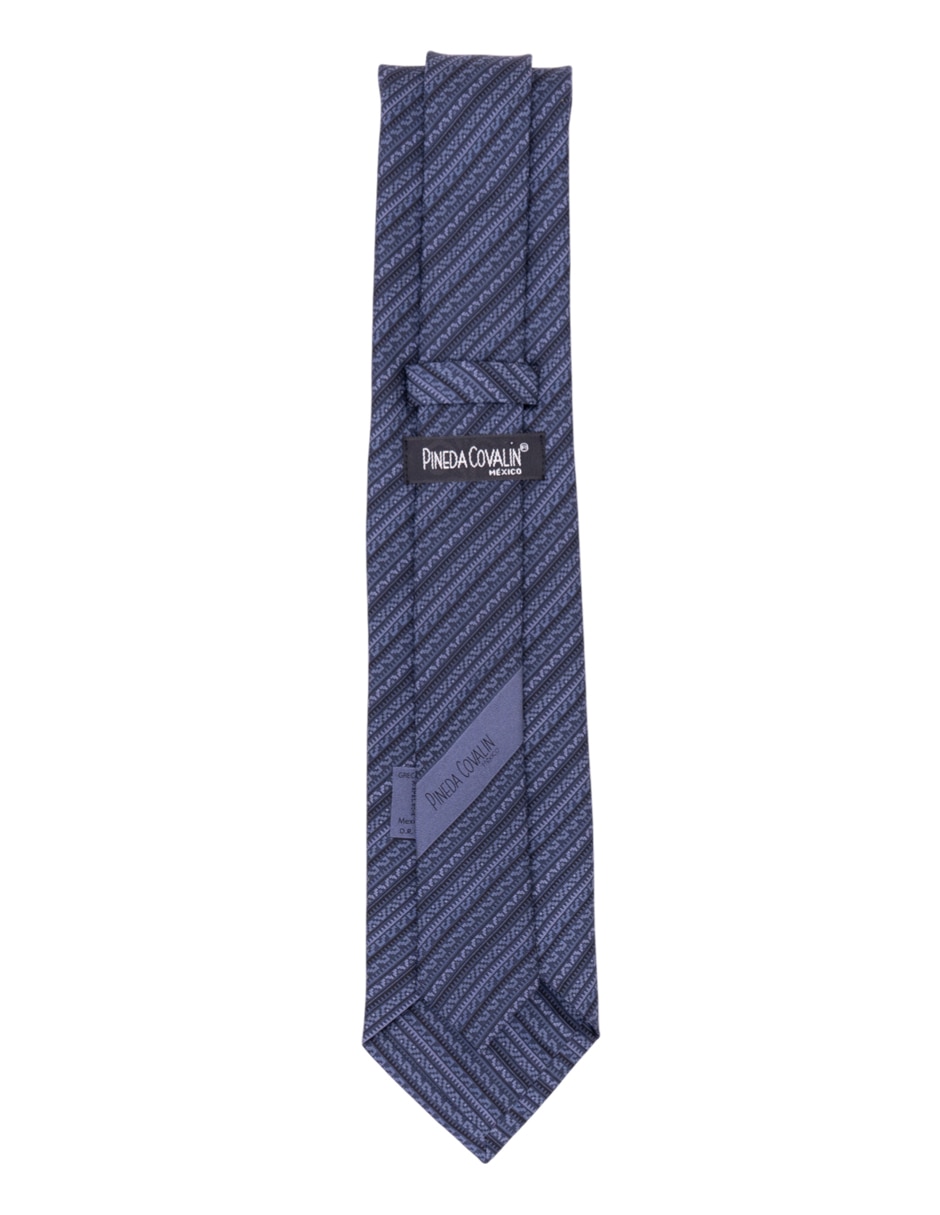 Corbata regular de seda estampado para hombre