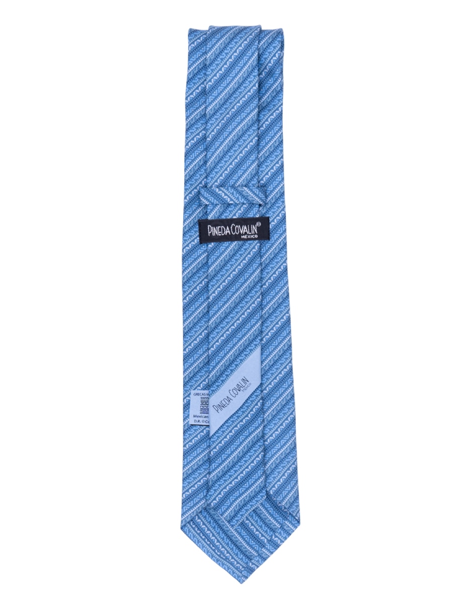 Corbata regular de seda estampado para hombre 5