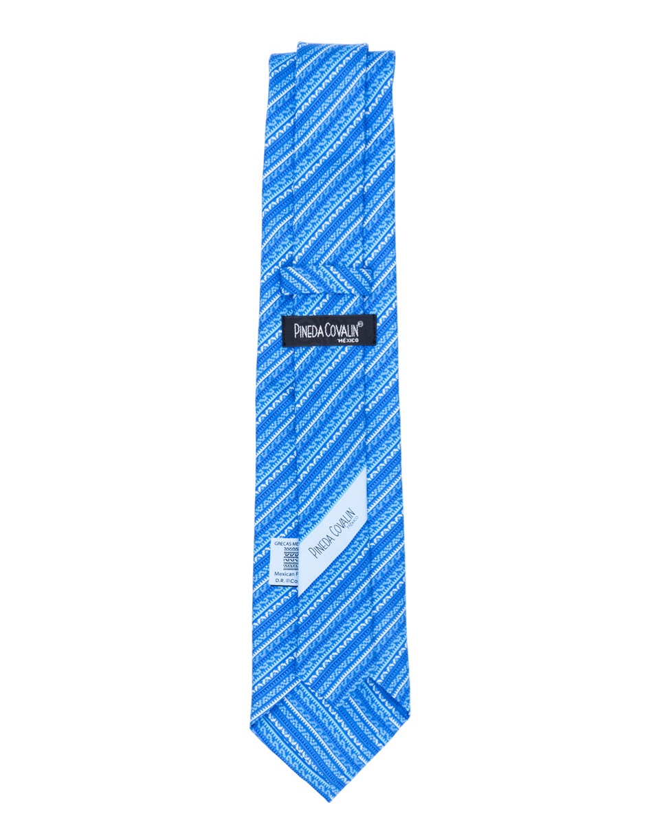 Corbata regular de seda estampado para hombre 2