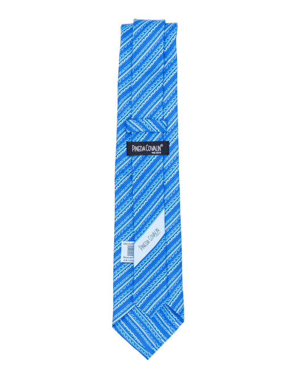 Corbata regular de seda estampado para hombre 5