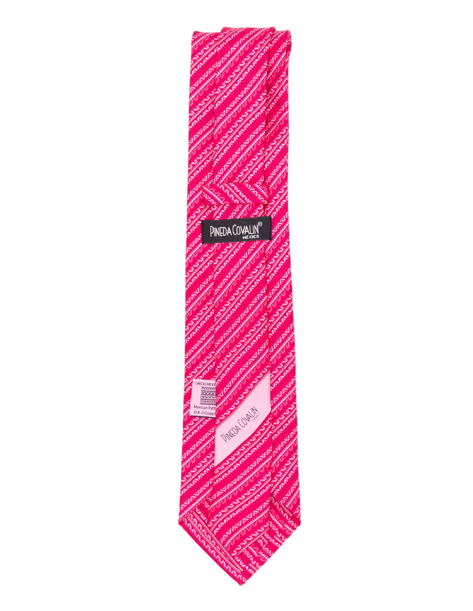 Corbata regular de seda estampado para hombre 5