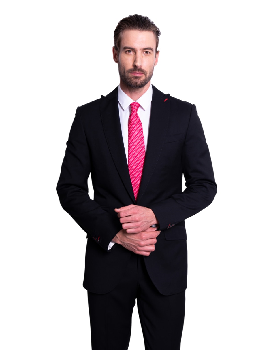 Corbata regular de seda estampado para hombre