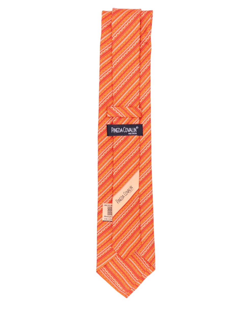 Corbata regular de seda estampado para hombre 2
