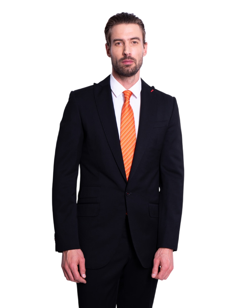 Corbata regular de seda estampado para hombre