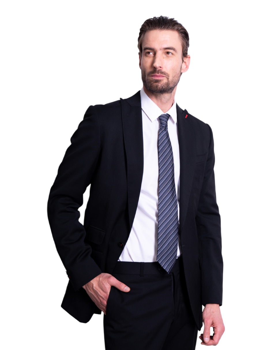 Corbata regular de seda estampado para hombre 2