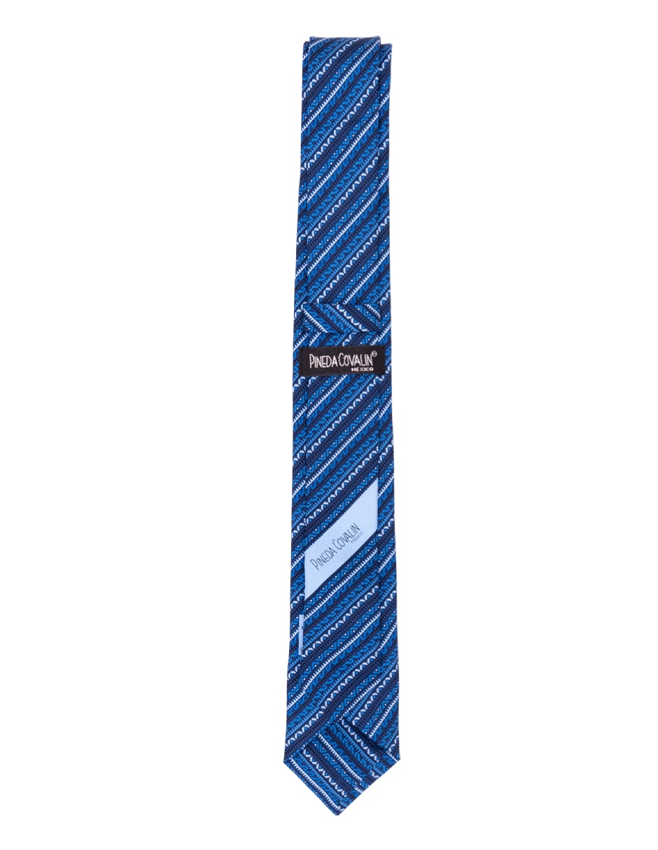 Corbata slim de seda estampado para hombre 5