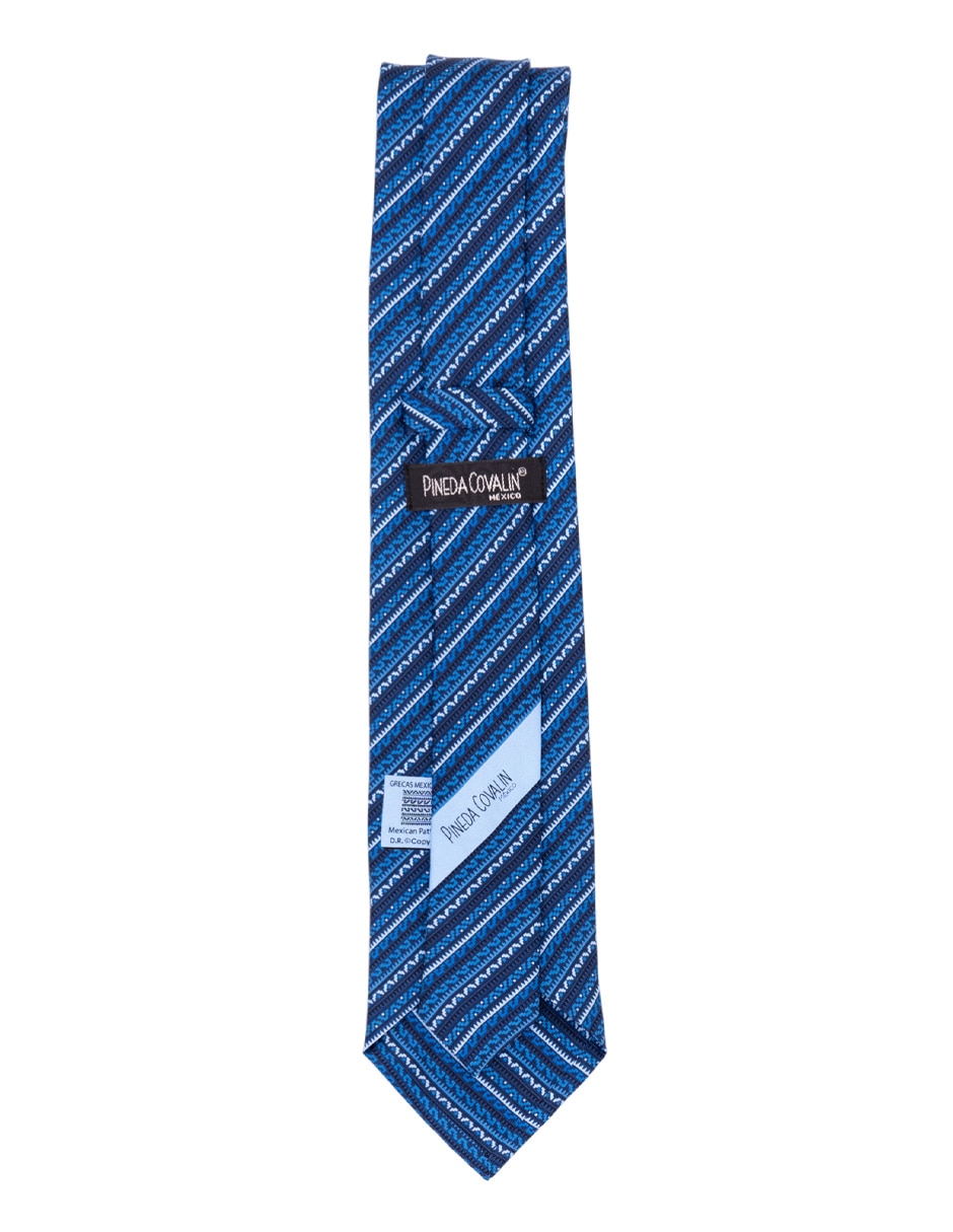 Corbata regular de seda estampado para hombre 2